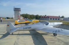 Twister on airfield